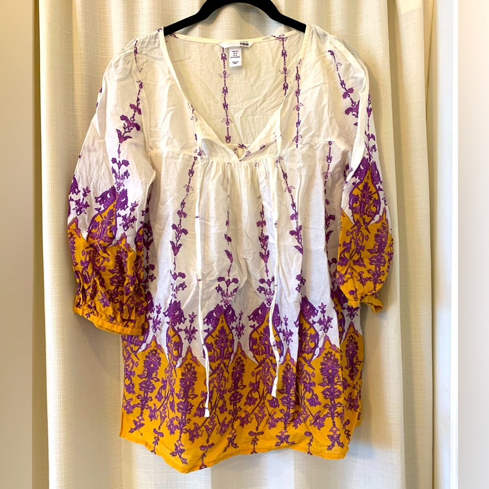 EUC Boho Swing Top, size 8